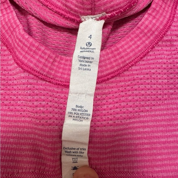 Lululemon Swiftly Tech Short Sleeve Top in Bright Pink - Picture 4 of 5
